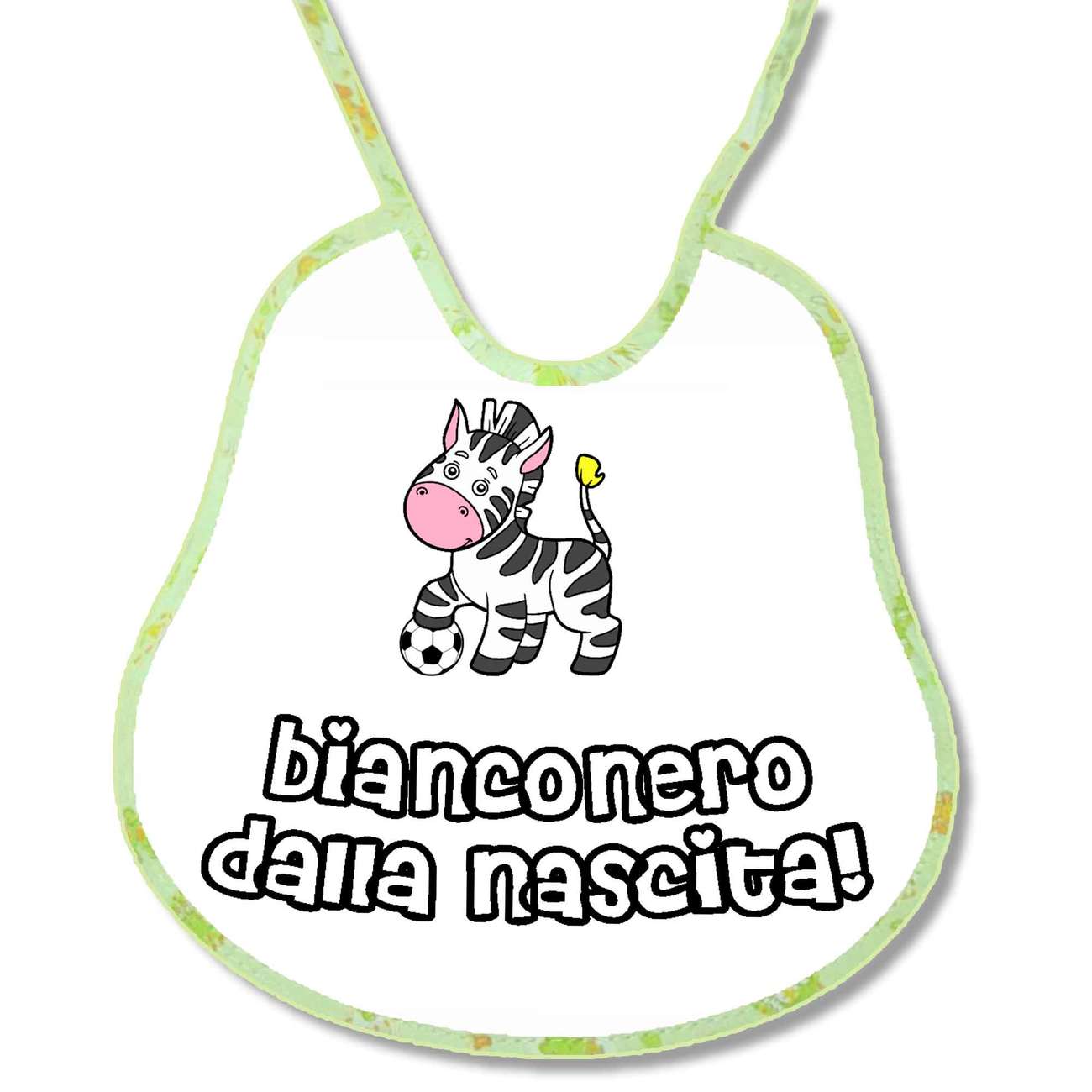 Bavetta Bavaglia bambino/a personalizzato Calcio Tifoso Juventus 