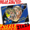 Puzzle A4 (21x29) squadra del cuore, personalizzato con foto,nome, per tifoso Atalanta